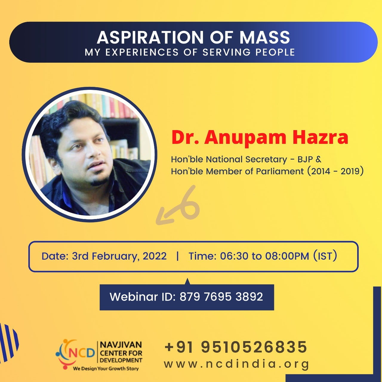 You are currently viewing Aspiration of Mass: My Experience of Serving People: Dr. Anupam Hazra