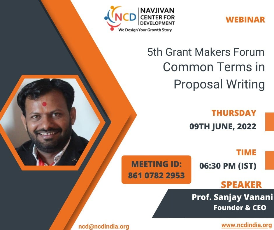 You are currently viewing 5th Grant Makers Forum Common Terms in Proposal Writing